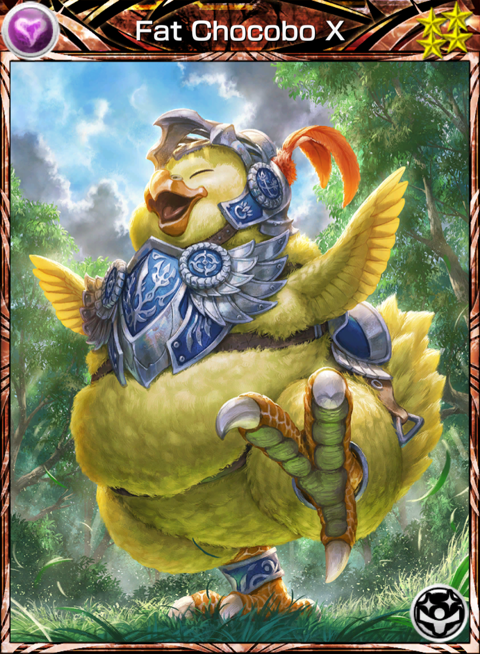 Fat Chocobo X (Card) Mobius Final Fantasy Wiki