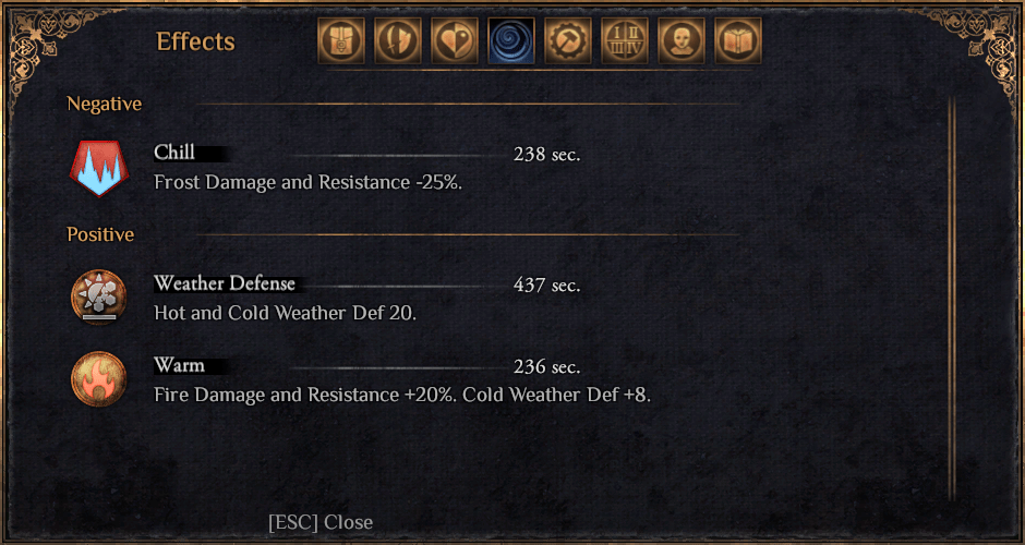 Effects Official Outward Wiki