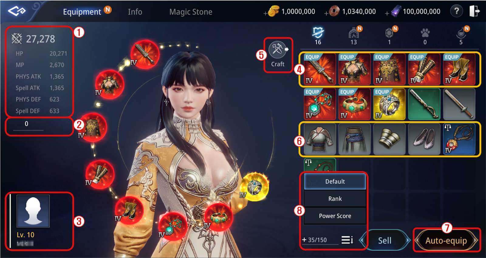 MIR4 Character Guide (Equipment, Magic Stone, Outfit, Ride)