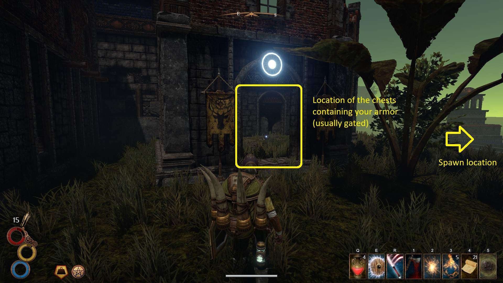 Outward How to Retrieve Lost Armor (After the Awaken to Armor Being