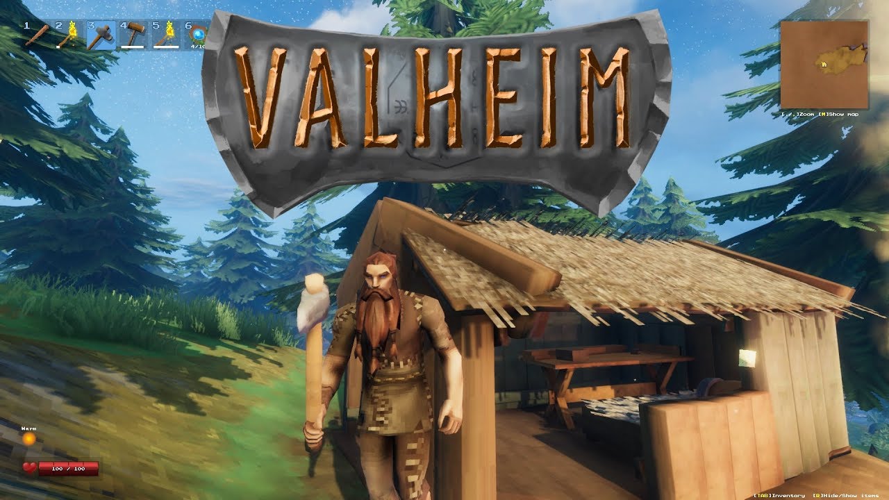 Valheim How to Start Home with a Fire Pit that doesn't Suffocate You