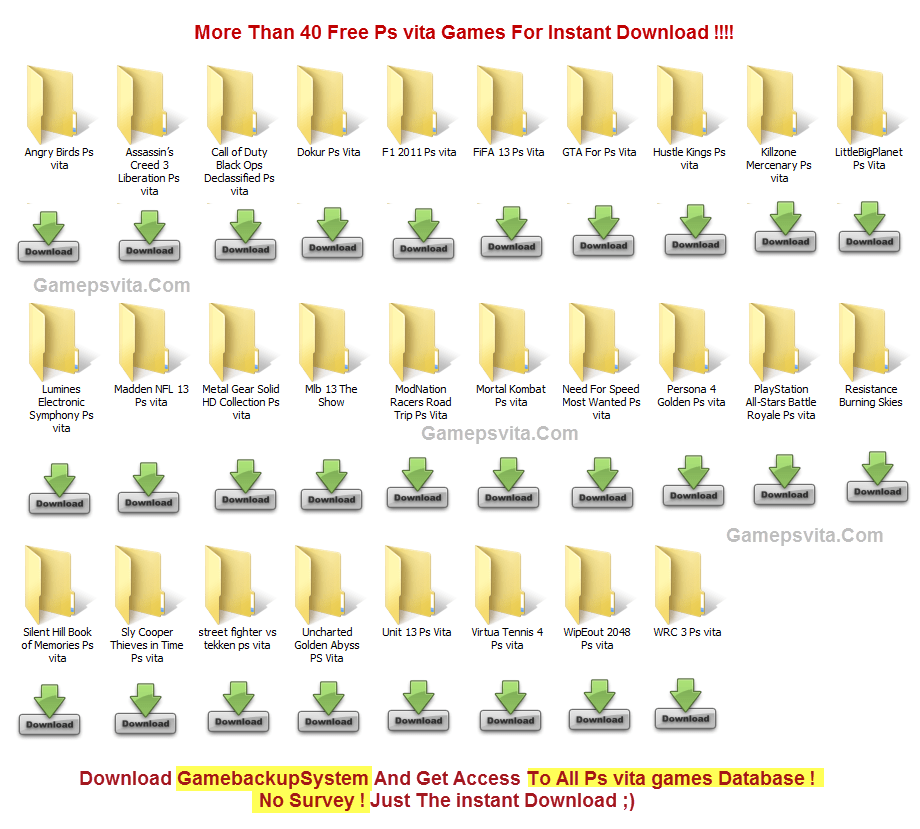 Free Ps Vita Games Download No Survey Fix The System