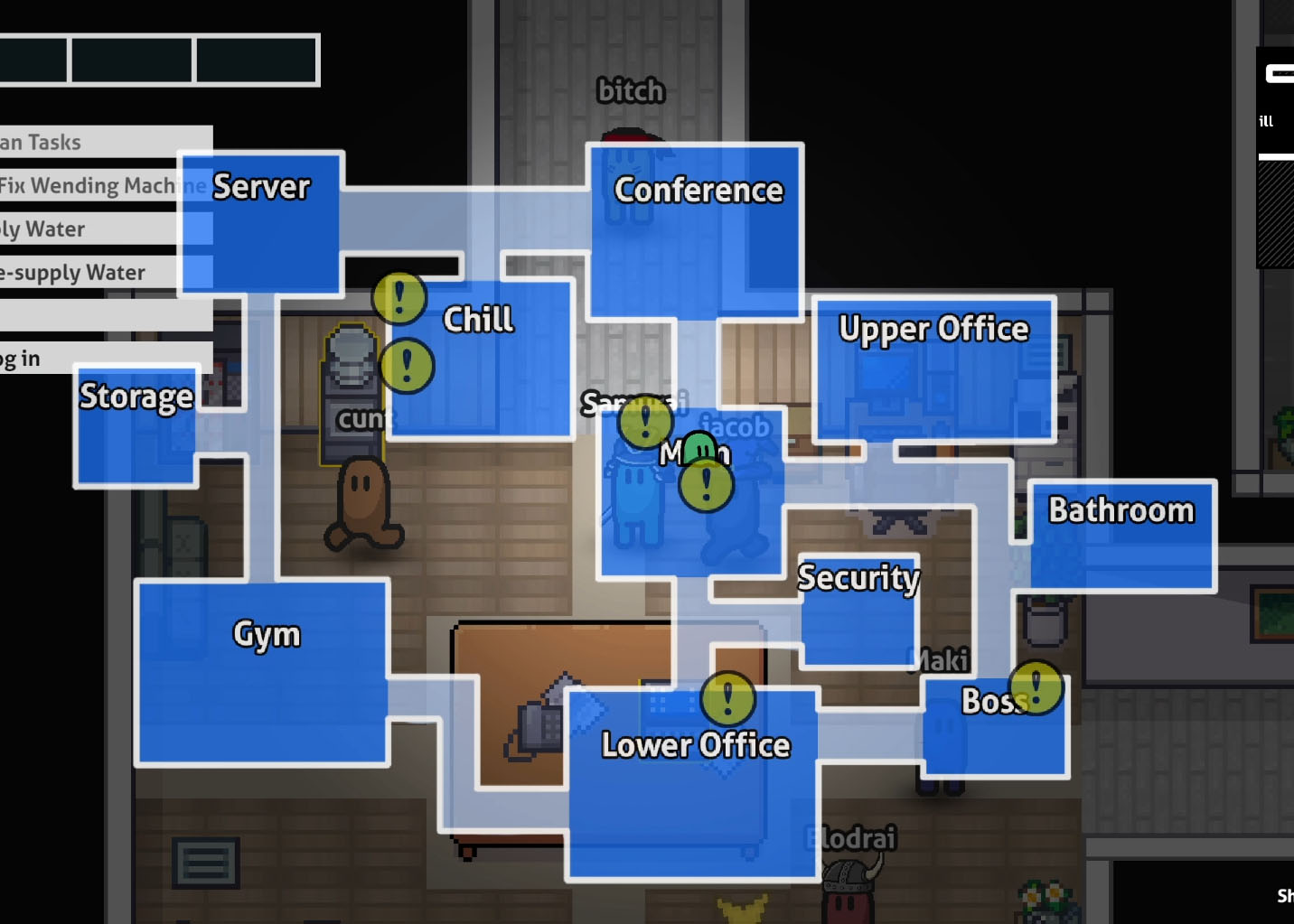 Among Us Rooms Map