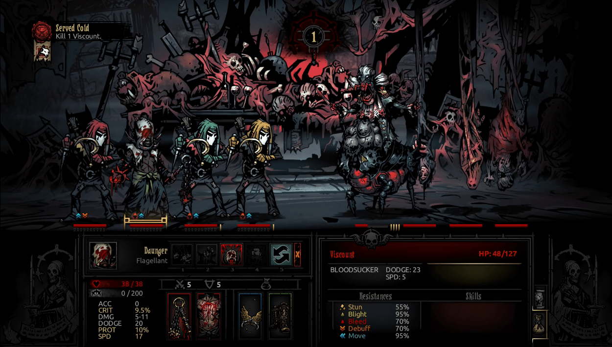 Darkest Dungeon The Crimson Court How To Defeat All Bosses Boss