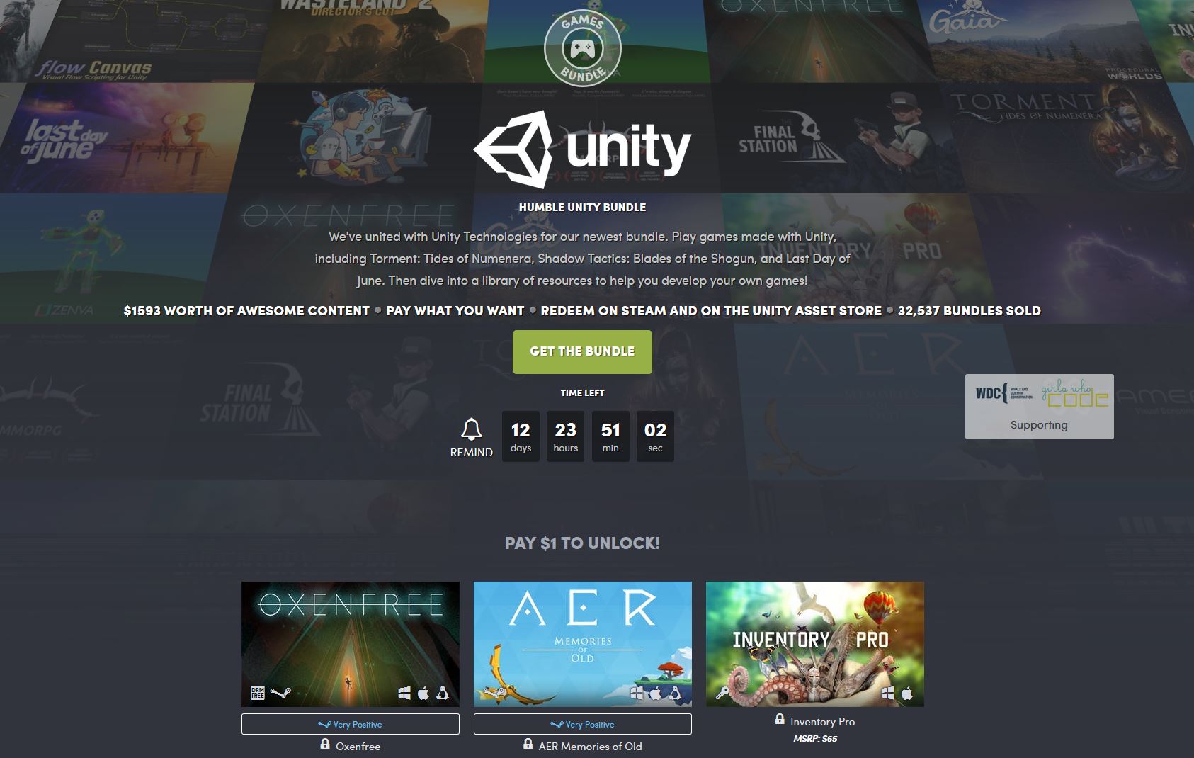 Humble Bundle Presents Unity Bundle Gameranx