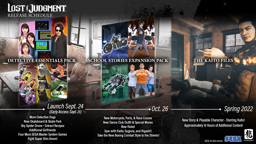 Lost Judgment DLC Revealed by SEGA Ahead of Main Game Release Gameranx