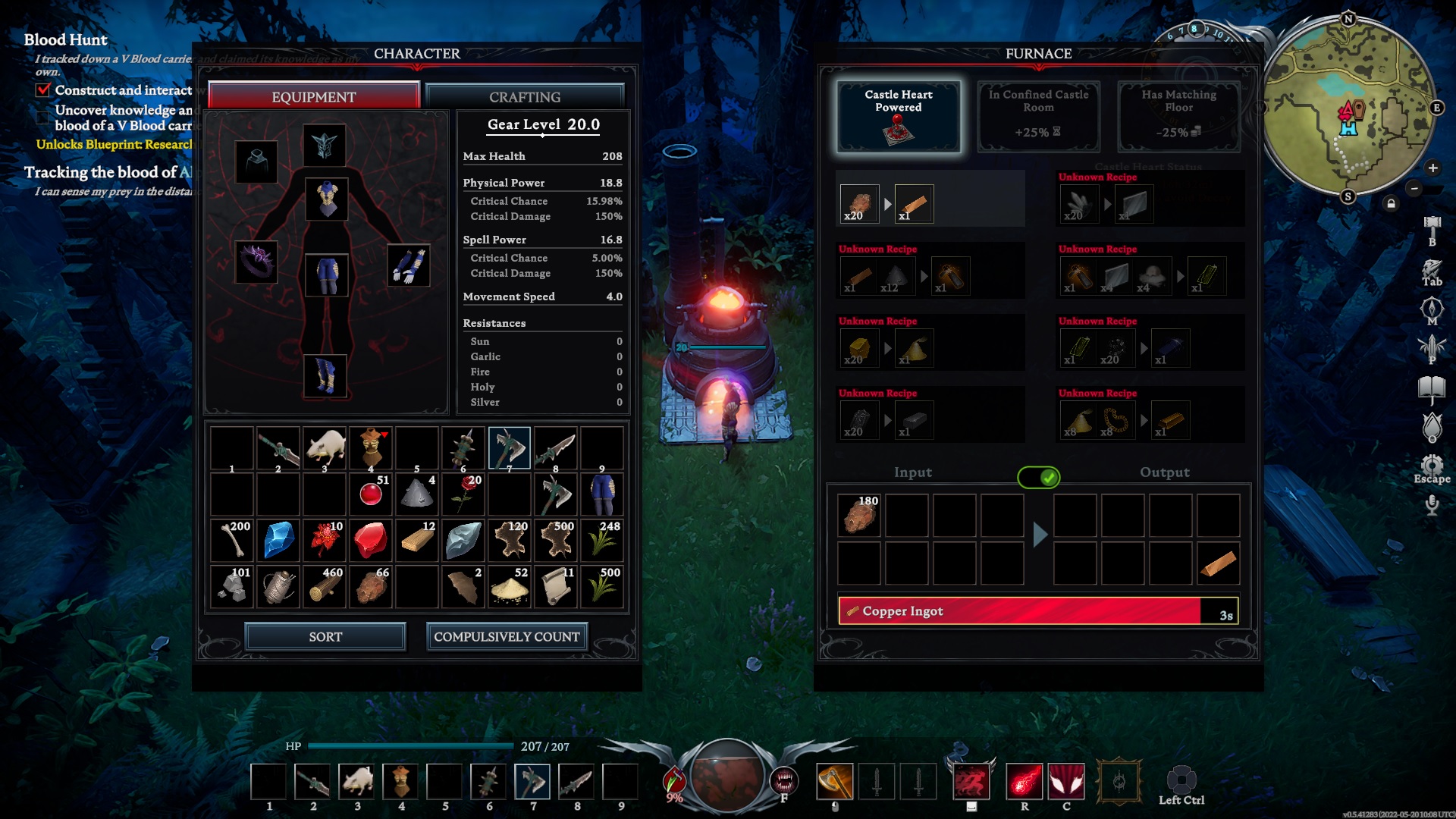 V Rising How to get Copper Ore and Copper Ingots Gameranx