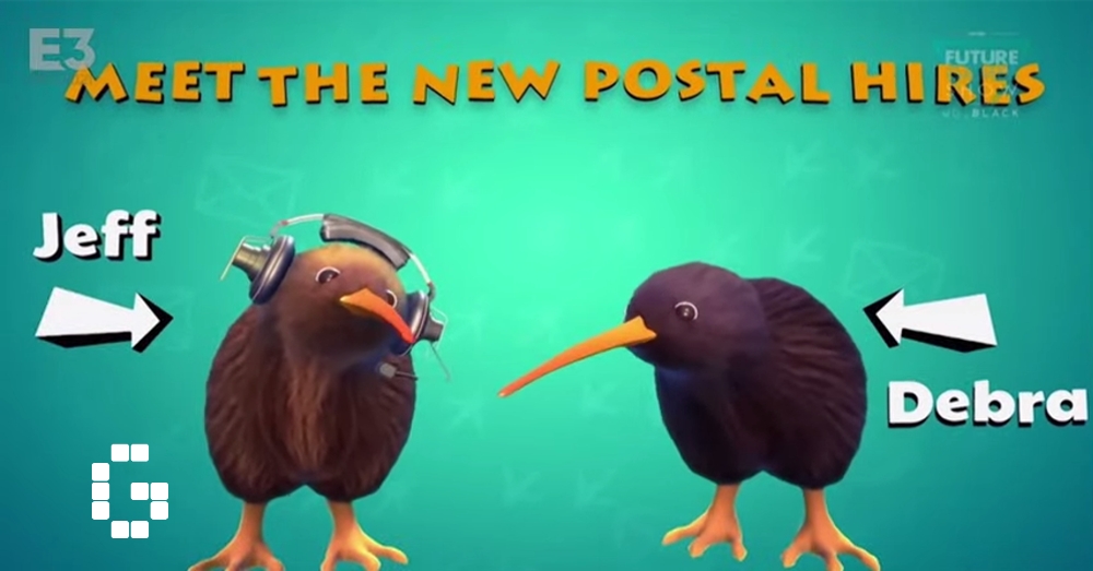 Play as kiwi birds that work in a post office in KeyWe GamerBraves