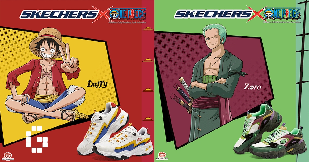 Official One Piece Skechers sneakers available on Lazada GamerBraves