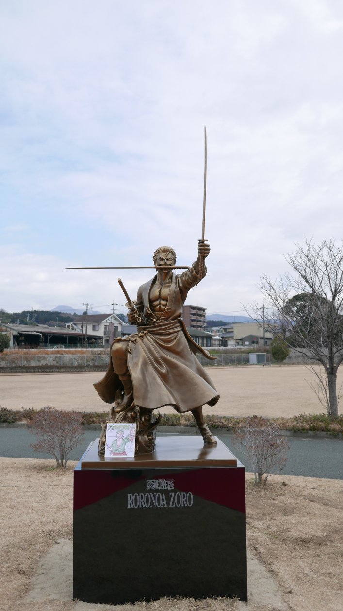 One Piece Zoro statue erected in Japan GamerBraves