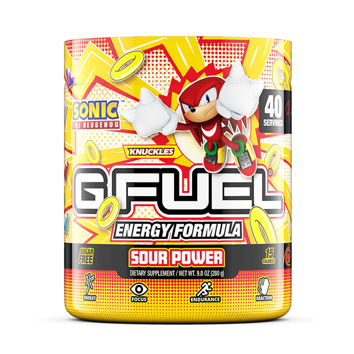 GFUEL Knuckles' Sour Power (40 serv) Get it at Gamerbulk
