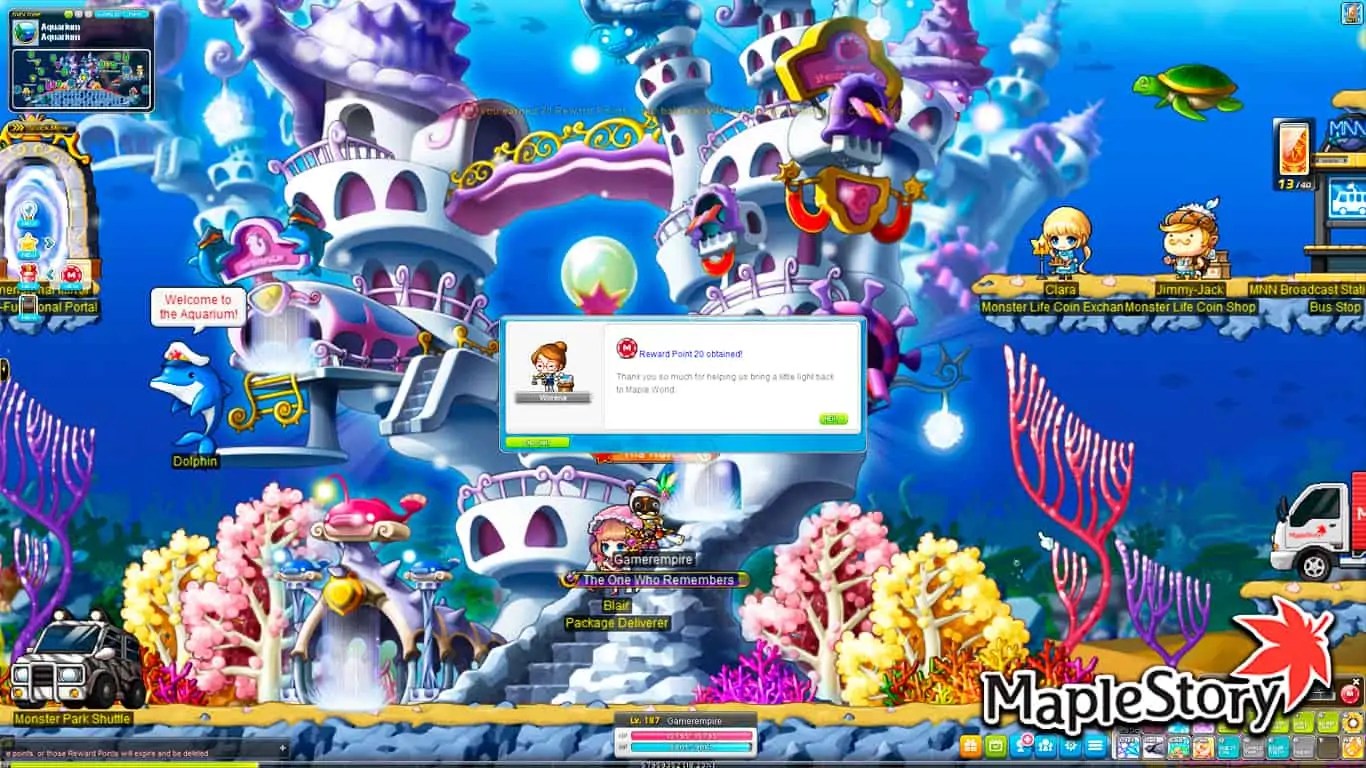 Maplestory How To Get Reward Points Gamer Empire
