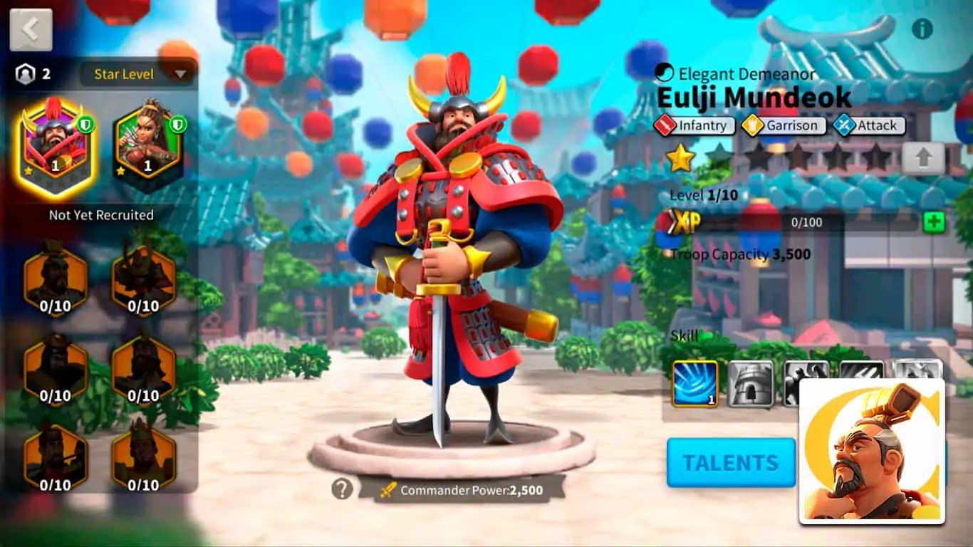 Rise of Kingdoms How To Level Up Commanders Fast Gamer Empire