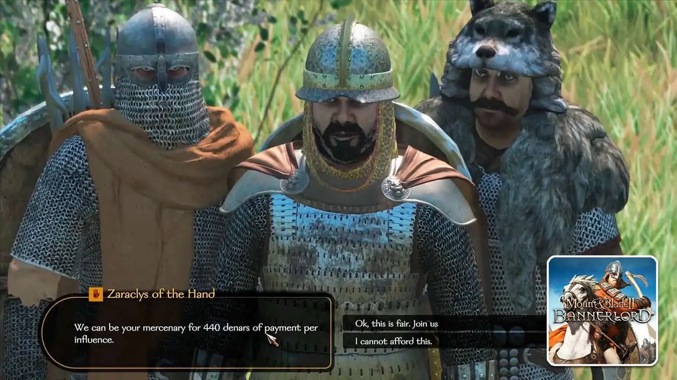 Mount & Blade 2 Bannerlord How to Hire Mercenaries Gamer Empire