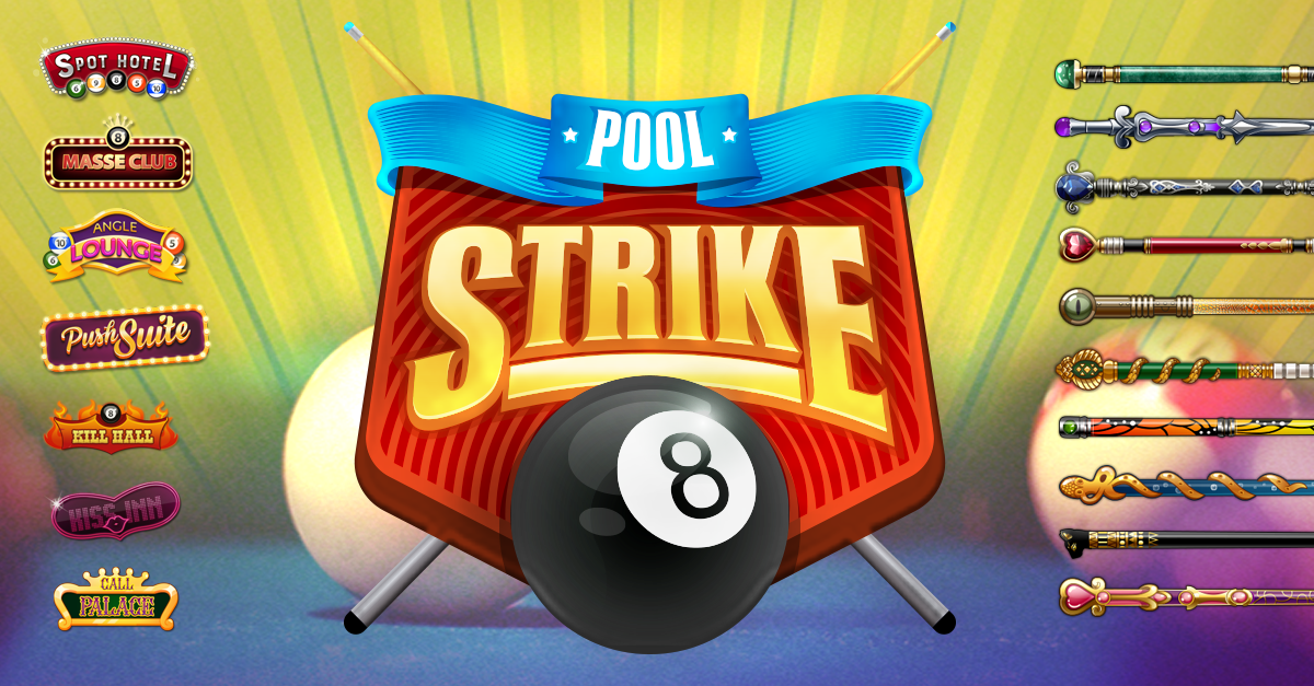 Pool Strike Top Online 8 Ball Pool Billiards Game with Chat for