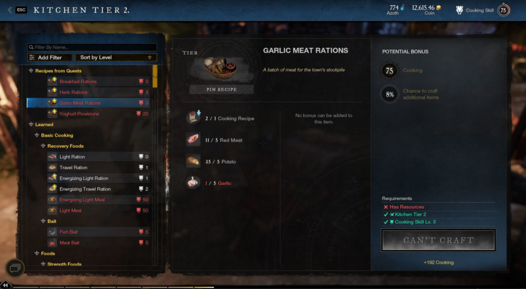 Where to find Garlic in New World Gamer Journalist