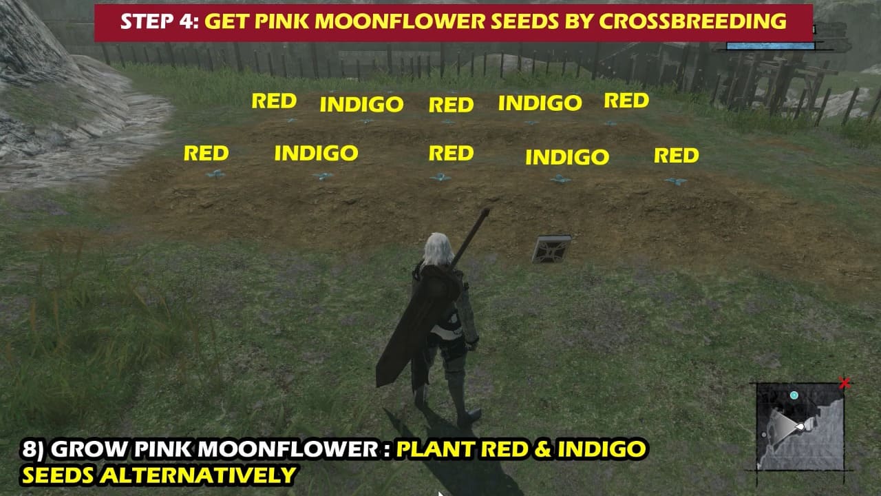 Legendary Gardner Trophy How To Get White Moonflower in NieR Replicant