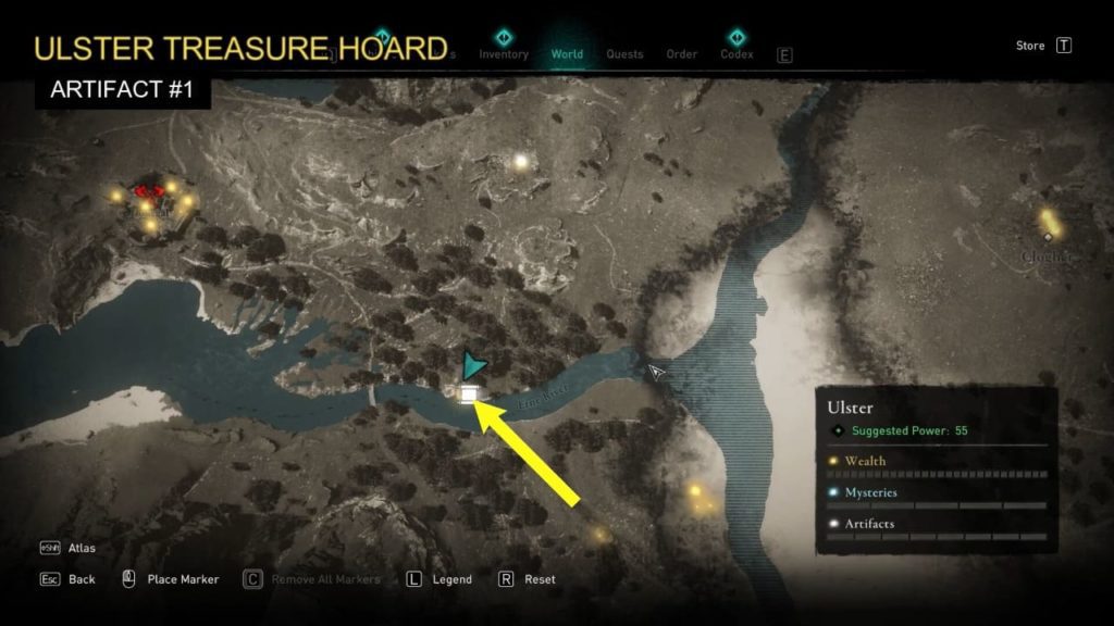 Ulster Treasure Hoard Map Locations & Solutions Assassin’s Creed