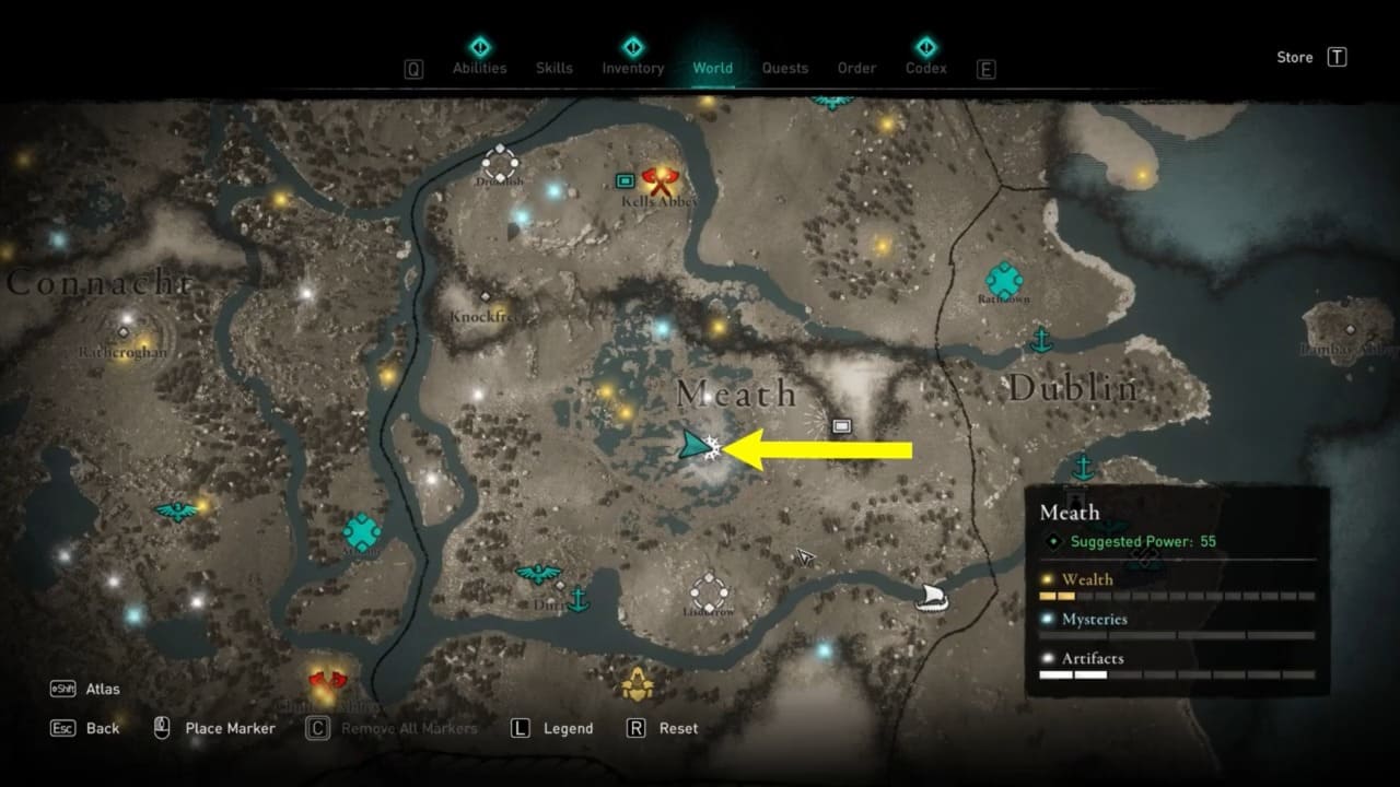 Meath Cursed Symbols How to Destroy All Symbols AC Valhalla GAMERPILLAR