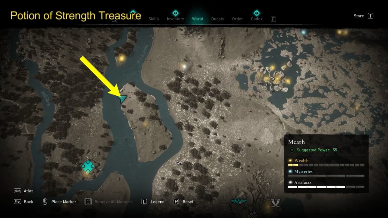 All Treasure Hoard Map in Meath Assassin’s Creed Valhalla GAMERPILLAR
