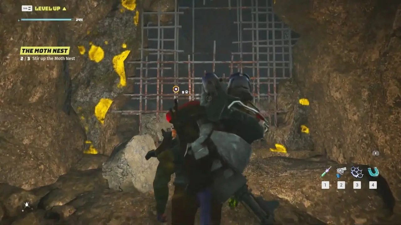 Biomutant Break Metal Wall to Third Moth Nest Stir up the Moth Nest