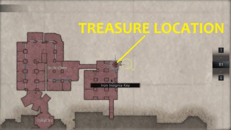 Castle Dimitrescu Treasure How to Solve Treasure Map Resident Evil