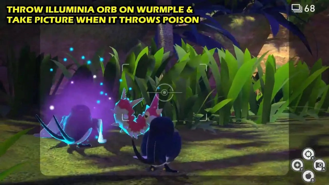 Whats Up With Wurmple Request New Pokemon Snap (How to Guide)