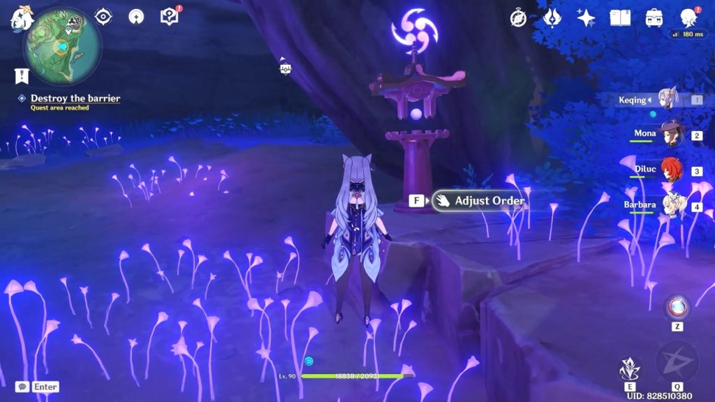 Hayashi of Tanuki in the Forest World Quest Chinju Forest Destroy the Barrier Puzzle Genshin