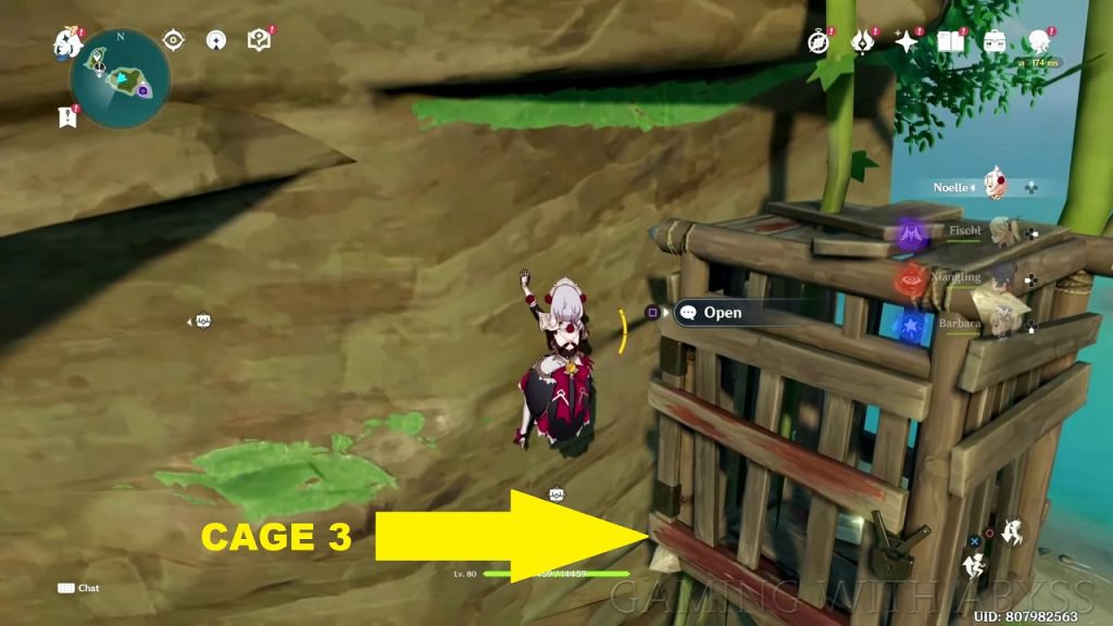 Jinren Island All 5 Cage Key Locations Genshin Impact 2.0