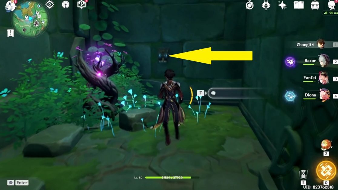 Serpent’s Head Open the gates Lever Puzzle Inamuza Genshin