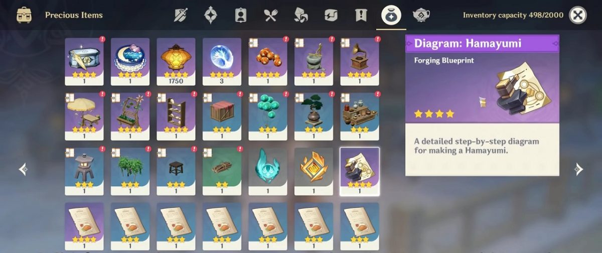 Inazuma All Weapon Blueprints & How to get them Sword, Bow, Polearm, Claymore, Catalyst