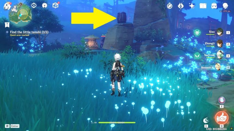 Hayashi of Tanuki in the Forest World Quest Chinju Forest Destroy the Barrier Puzzle Genshin