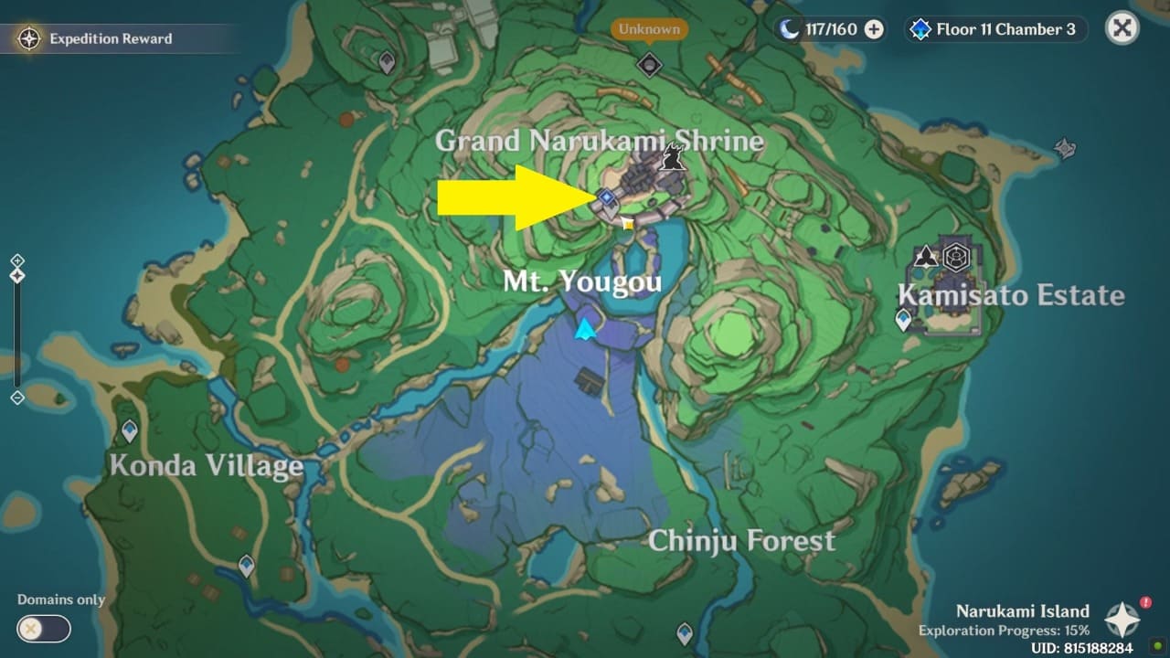 Sacrificial Offering Abandoned Shrine, Memento Lens, Find Barrier Genshin Impact 2.0 (World