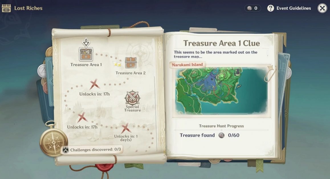 Lost Riches Special Treasure Location & Complete Event Guide Inazuma