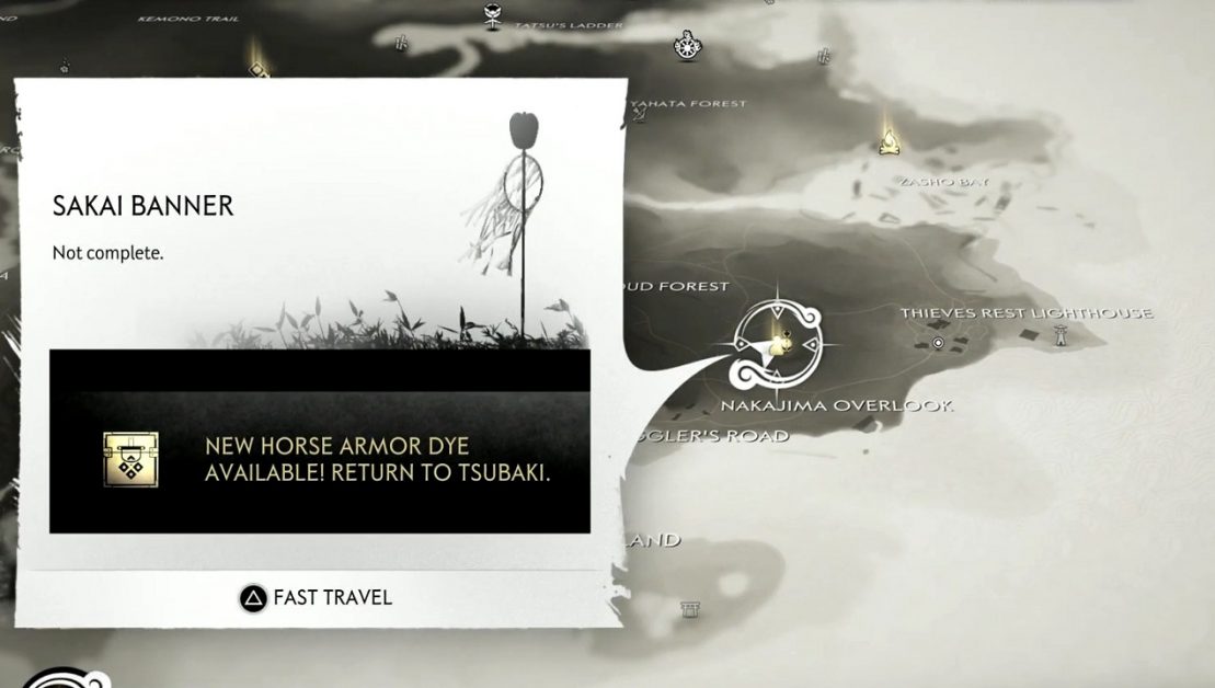 Crimson Dye Merchant & Sakai Horse Armor Dye Blood on Your Hands