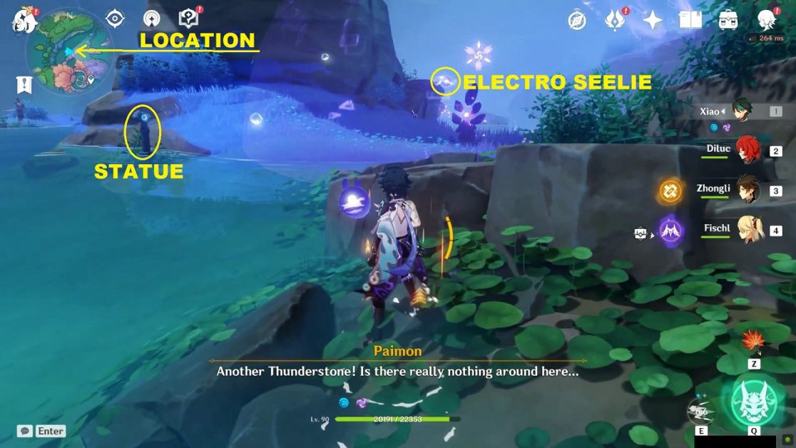 Watatsumi Island All Seelie Locations (Air & Electro Seelie) Genshin Impact 2.1 Puzzles