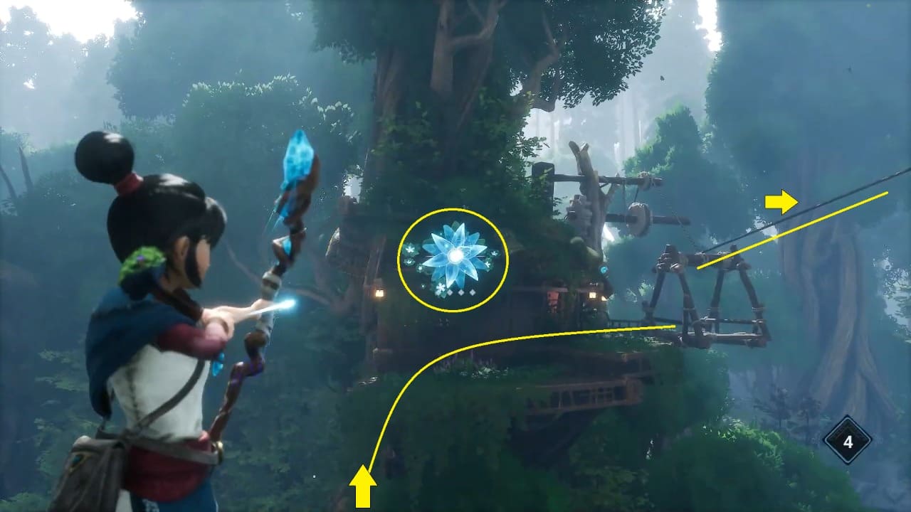 How to reach and restore the God Tree Shrine in Kena Bridge of Spirits