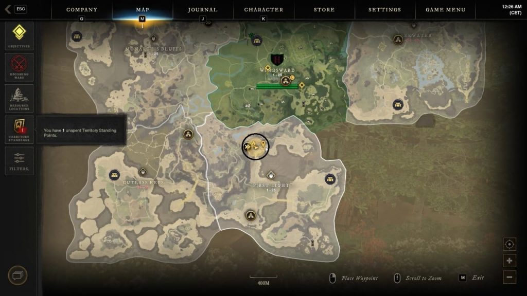 New World Where To Find Boatswain Ambrose in Nyhart’s Anchorage