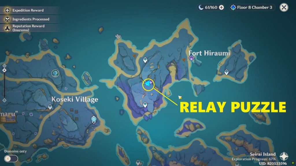 Seirai Island All Relay Stone Puzzle Locations & Solutions Genshin