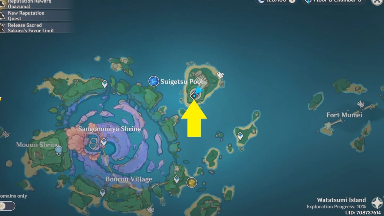 Suigetsu Pool Relay Stone Puzzle Solution Watatsumi Island Genshin