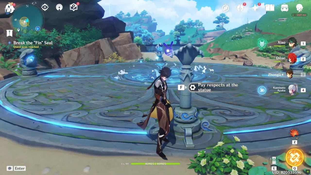 Fin of Watatsumi The MoonBathed Deep World Quest