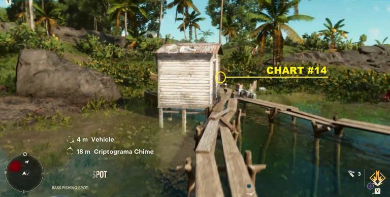 Barriga Criptograma Chest & Charts Locations Sierra Perdida, El Este Far Cry 6 Collectibles