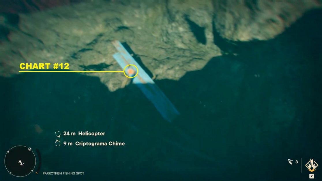 Aguas Lindas Criptograma Chest & Charts Locations Madrugada Far Cry 6 Collectibles