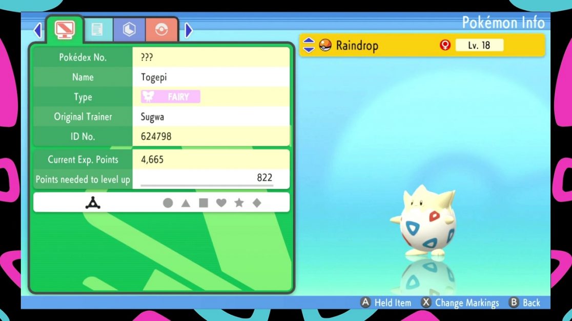 Togepi Location in Pokemon Brilliant Diamond & Shining Pearl (BDSP
