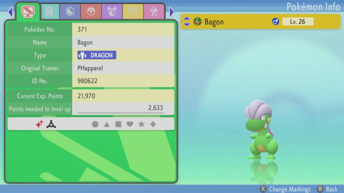 How to Catch Bagon Pokemon Brilliant Diamond & Shining Pearl Bagon