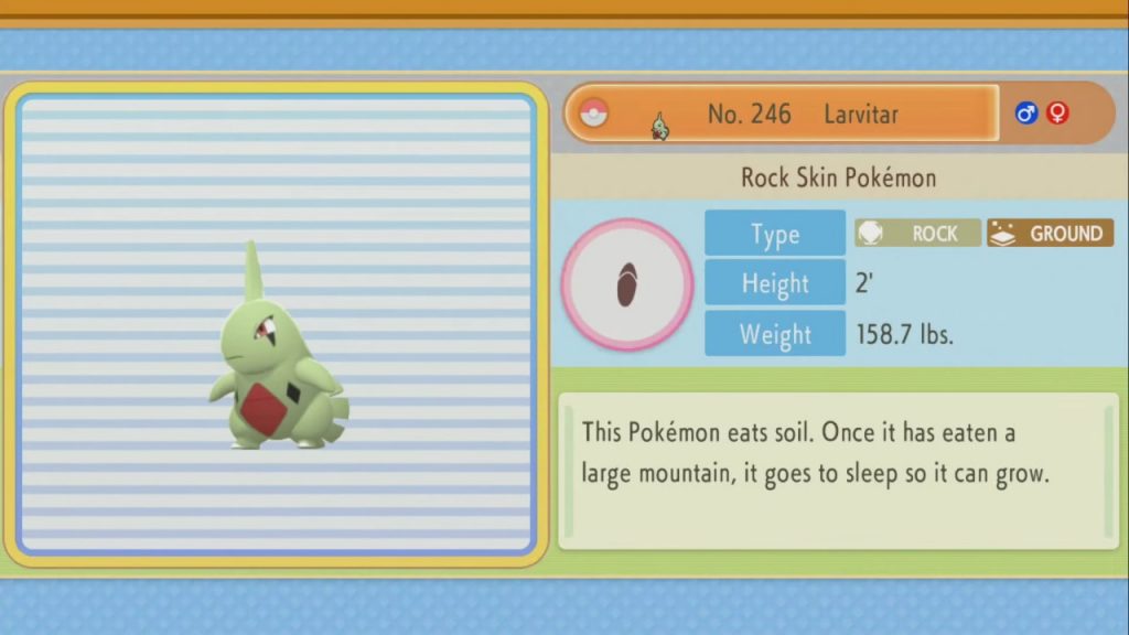 How to Catch Larvitar in Pokemon Brilliant Diamond & Shining Pearl