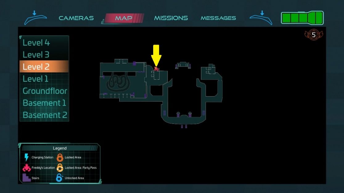 All Princess Quest Locations FNAF Security Breach Best Ending (Five