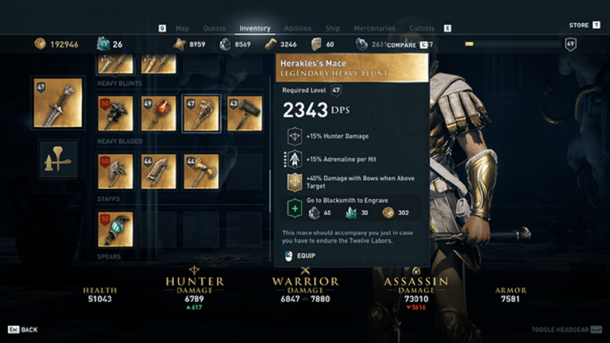 Top 10 Assassin's Creed Odyssey Best Weapons and How to Get Them GAMERS DECIDE