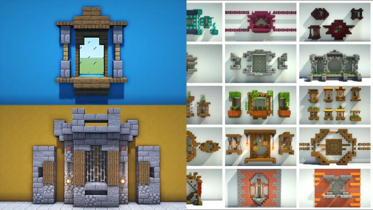 Unique Minecraft Window Ideas And Designs