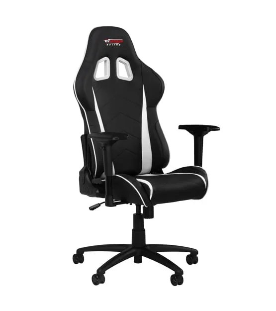 GT Omega Racing PRO Office Chair White The Gamers Lounge
